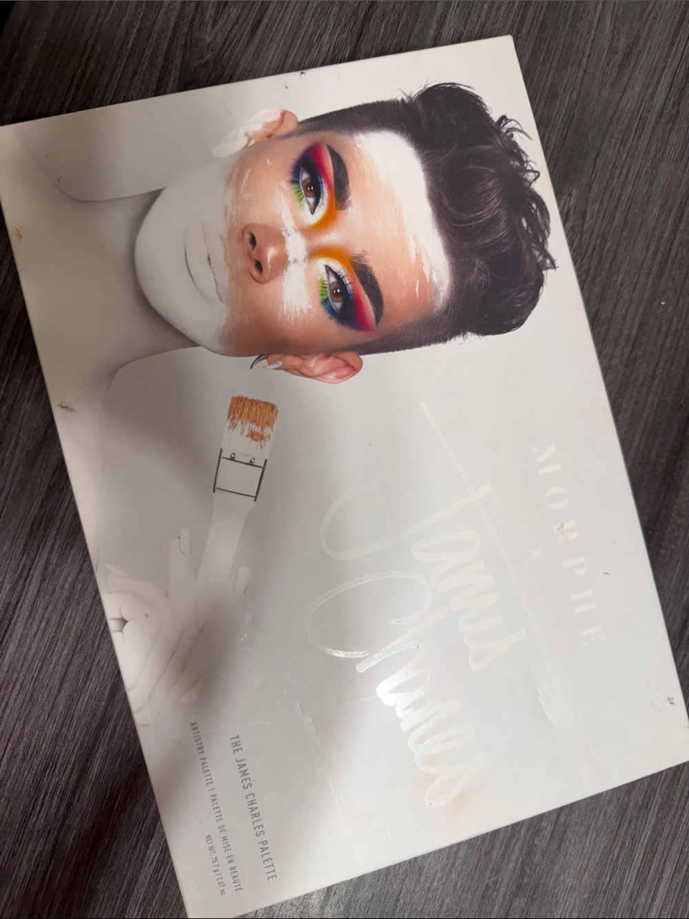 Morphe Eyeshadow Palette in Red, Orange, Yellow, Green, Blue, Purple, Pink, Gold